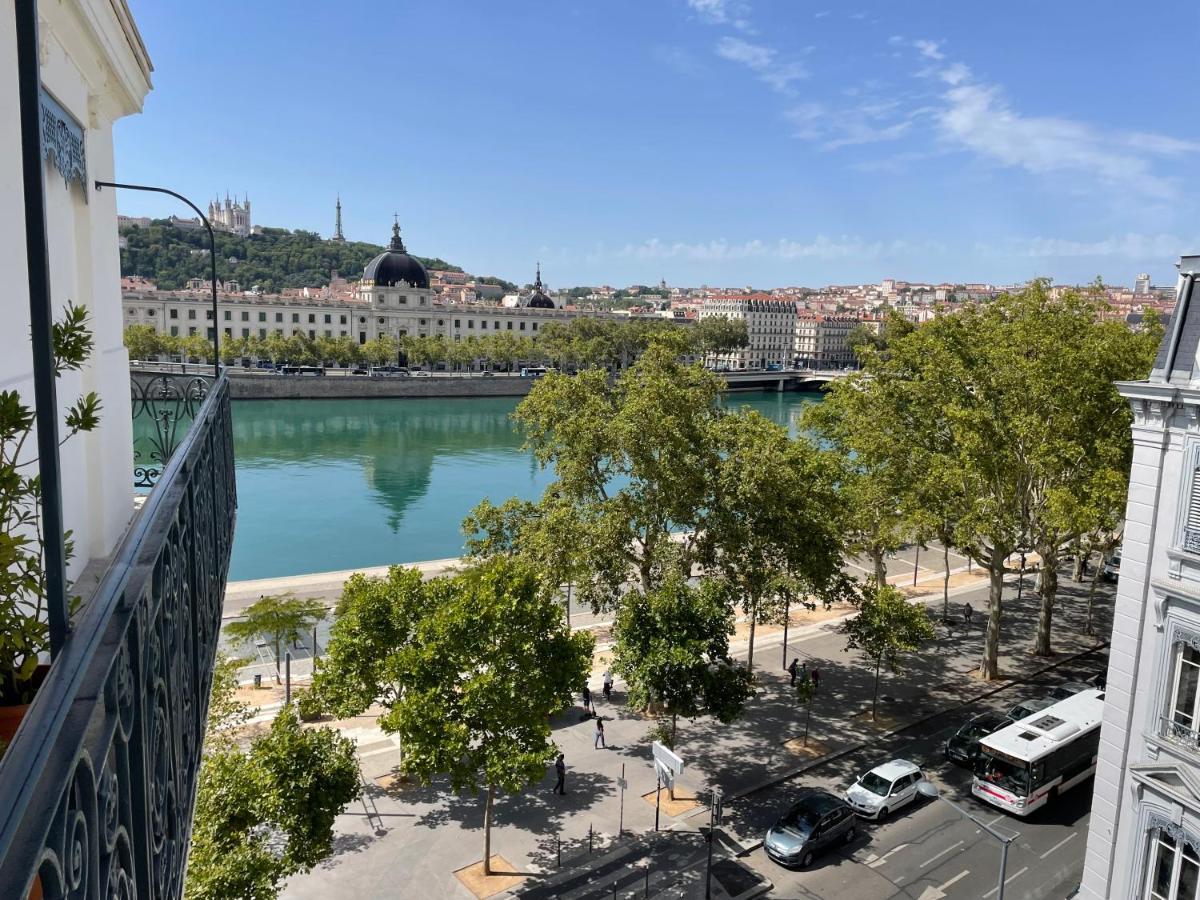 Appartement Vue Sur Rhone à Lyon Extérieur photo
